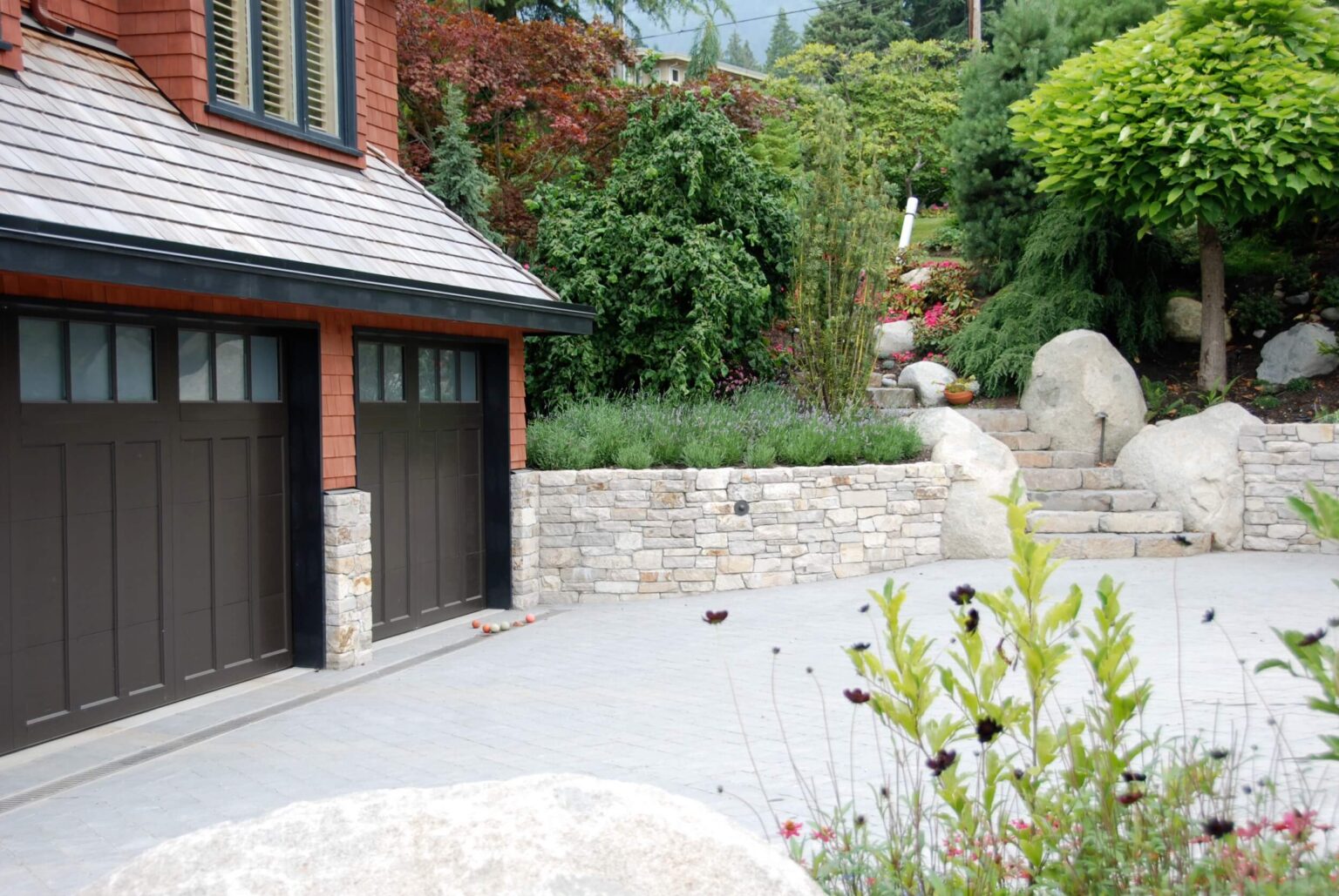 High end landscape construction by Fossil Landscape Construction in Vancouver BC featuring refined outdoor spaces, detailed craftsmanship and timeless design.