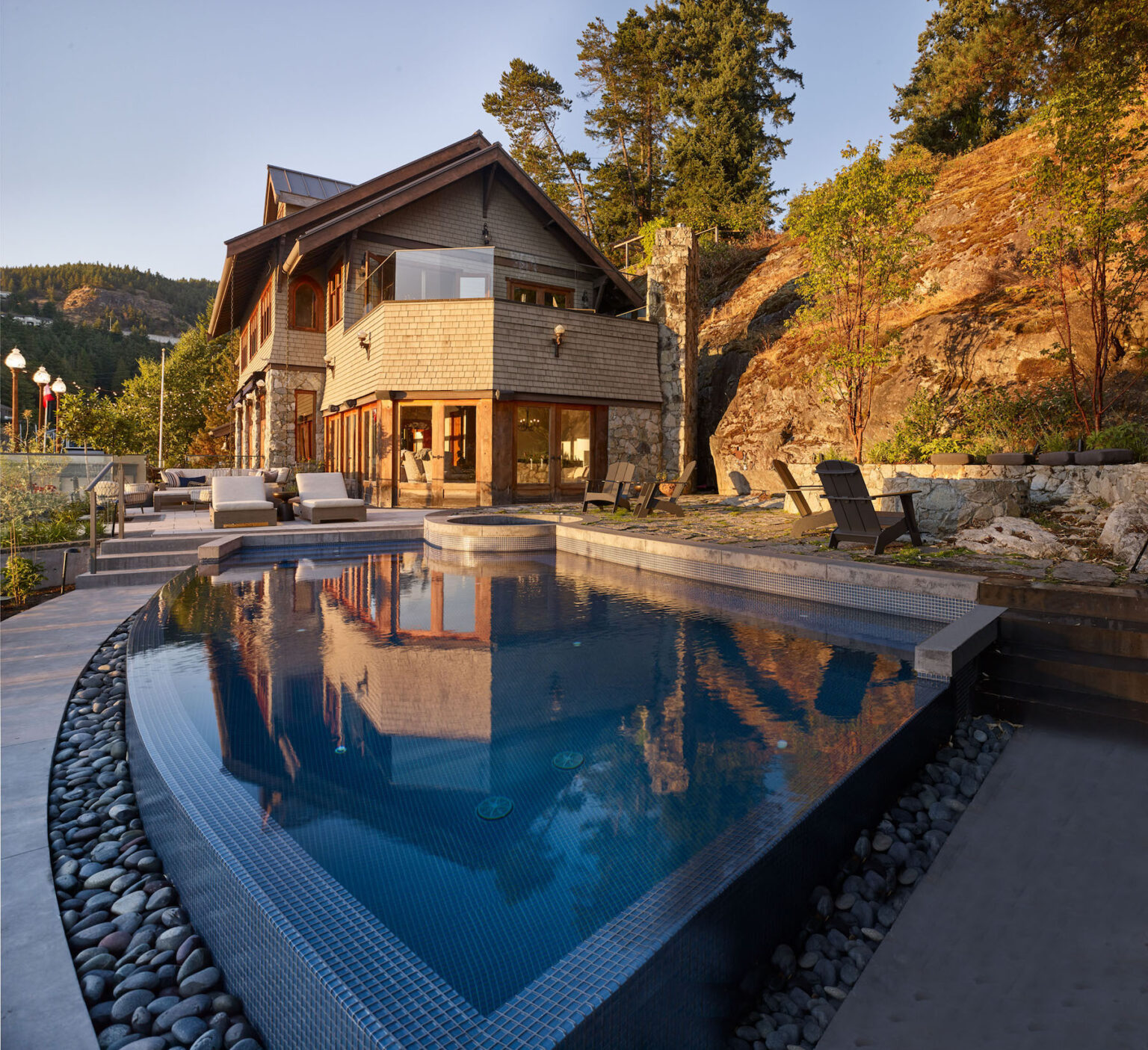 High end landscape construction by Fossil Landscape Construction in Vancouver BC featuring refined outdoor spaces, detailed craftsmanship and timeless design.