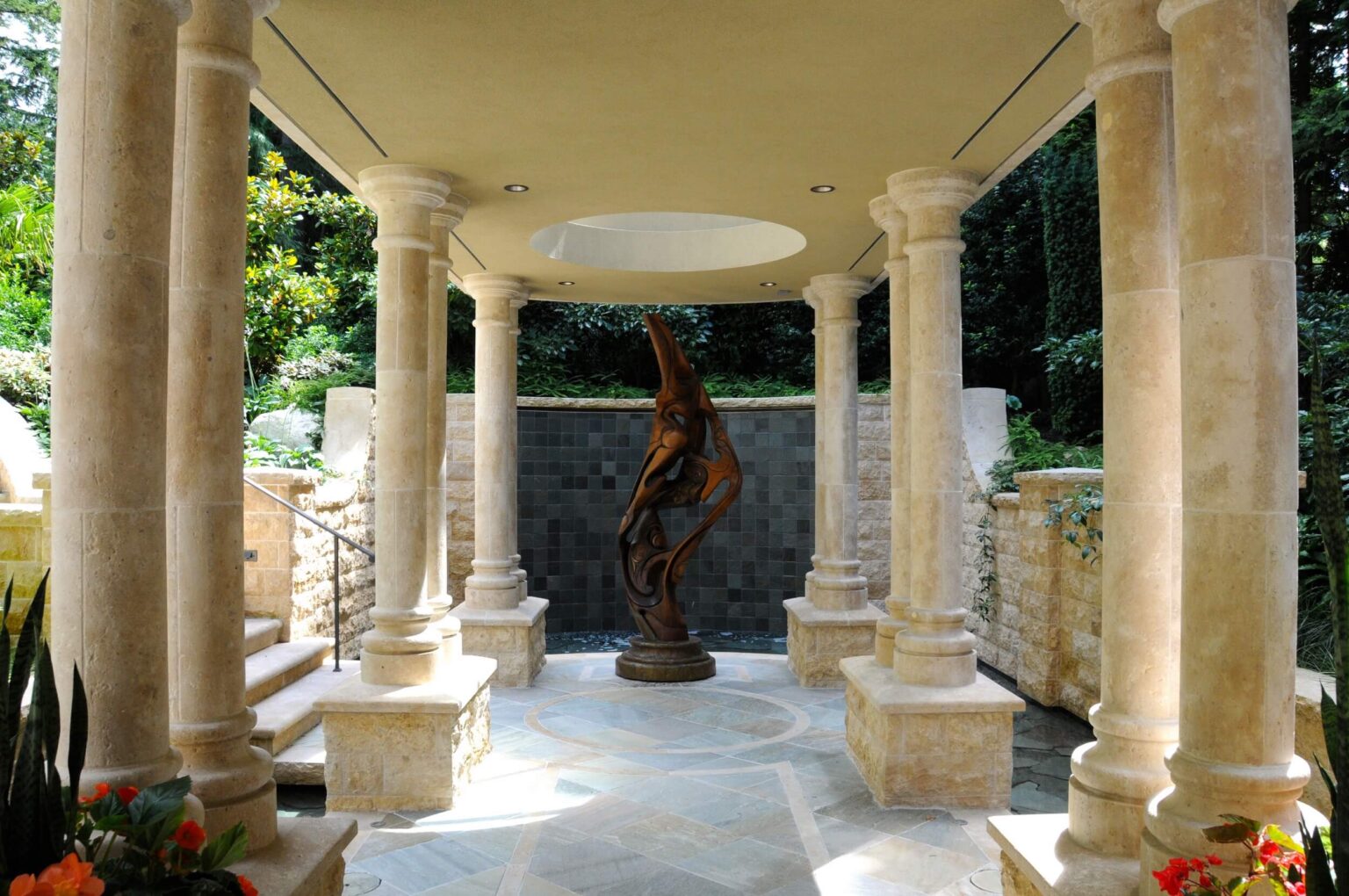 High end landscape construction by Fossil Landscape Construction in Vancouver BC featuring refined outdoor spaces, detailed craftsmanship and timeless design.