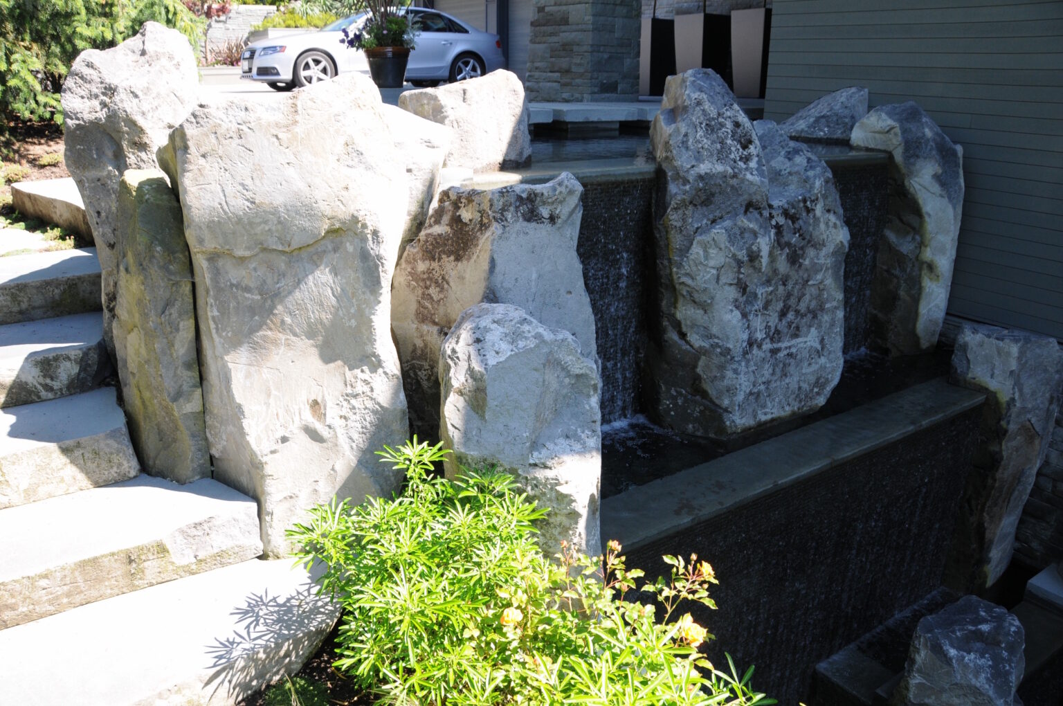 High end landscape construction by Fossil Landscape Construction in Vancouver BC featuring refined outdoor spaces, detailed craftsmanship and timeless design.