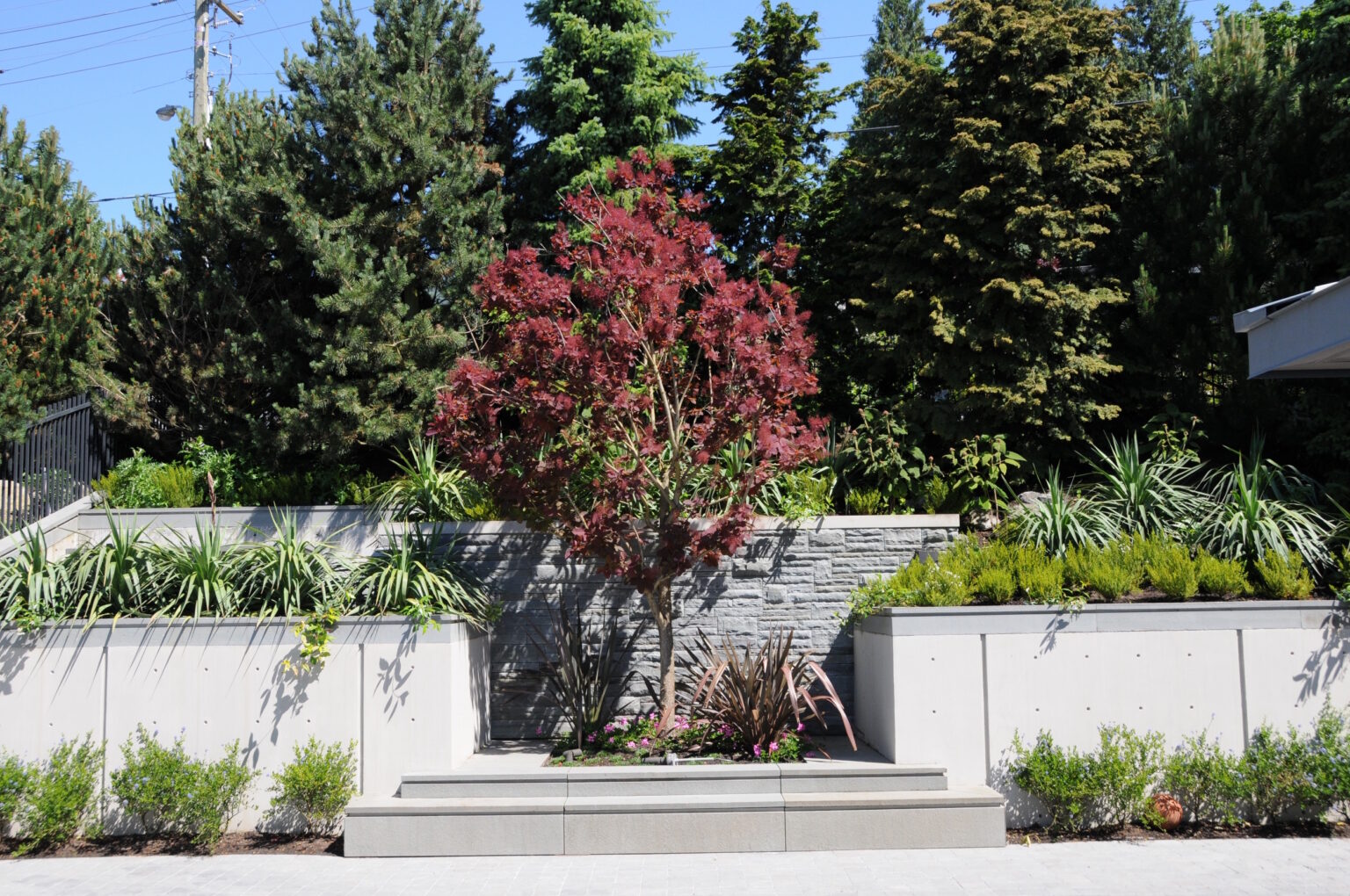 High end landscape construction by Fossil Landscape Construction in Vancouver BC featuring refined outdoor spaces, detailed craftsmanship and timeless design.
