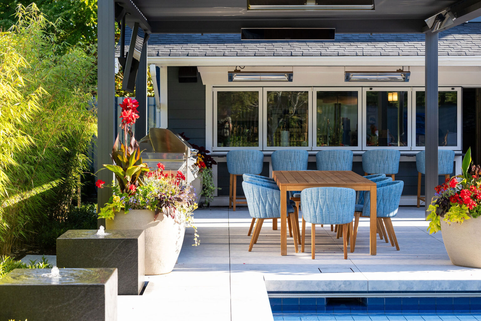 High end landscape construction by Fossil Landscape Construction in Vancouver BC featuring refined outdoor spaces, detailed craftsmanship and timeless design.