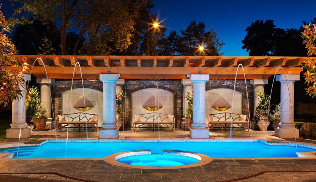 High end landscape construction by Fossil Landscape Construction in Vancouver BC featuring refined outdoor spaces, detailed craftsmanship and timeless design.