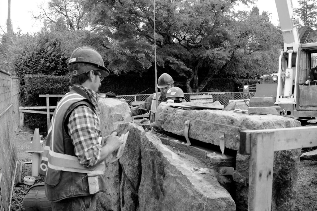 High end landscape construction by Fossil Landscape Construction in Vancouver BC featuring refined outdoor spaces, detailed craftsmanship and timeless design.